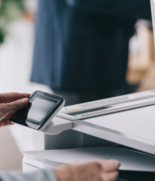 Moderne Bürotechnik