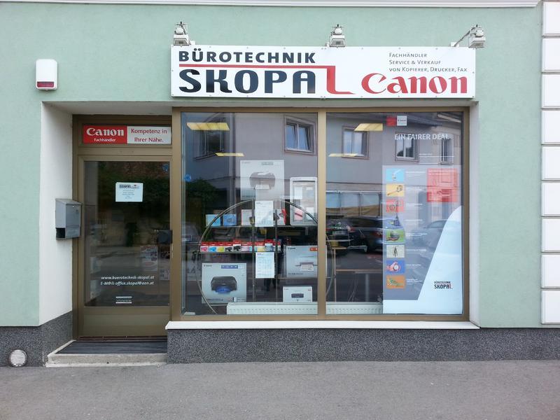 Bürotechnik Skopal in Möllersdorf - Ladenansicht